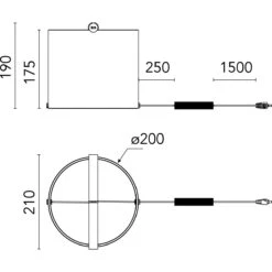 Flos To-Tie T1 Table Lamp, Anodised Aluminium 7 Flos To-Tie T1 Table Lamp, Anodised Aluminium -Lighthouse Shop flos to tie 17