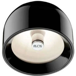Flos Wan Wall/Ceiling Lamp, Black